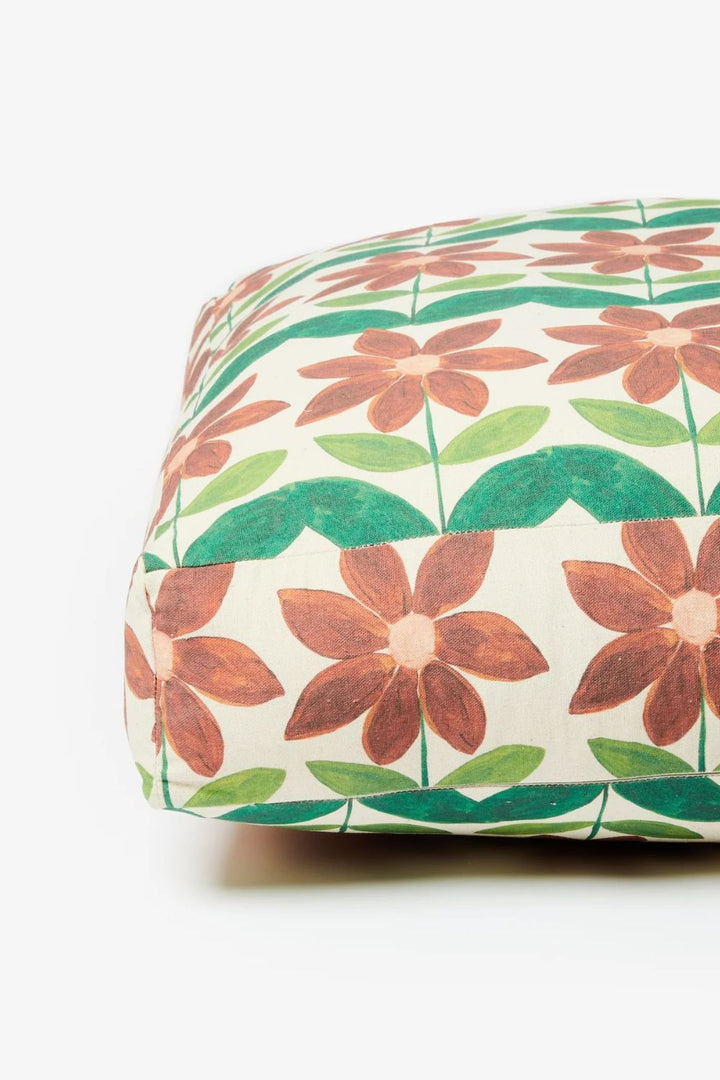 Shasta Daisy Multi Pouffe