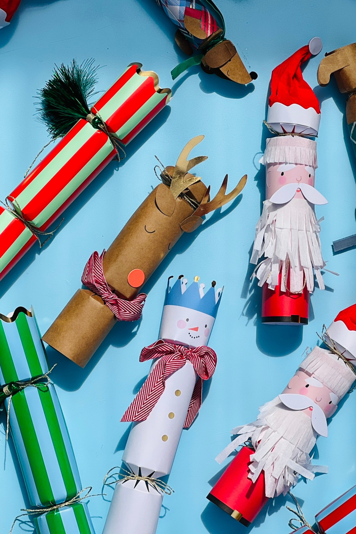 Santa, Reindeer, Tree Crackers