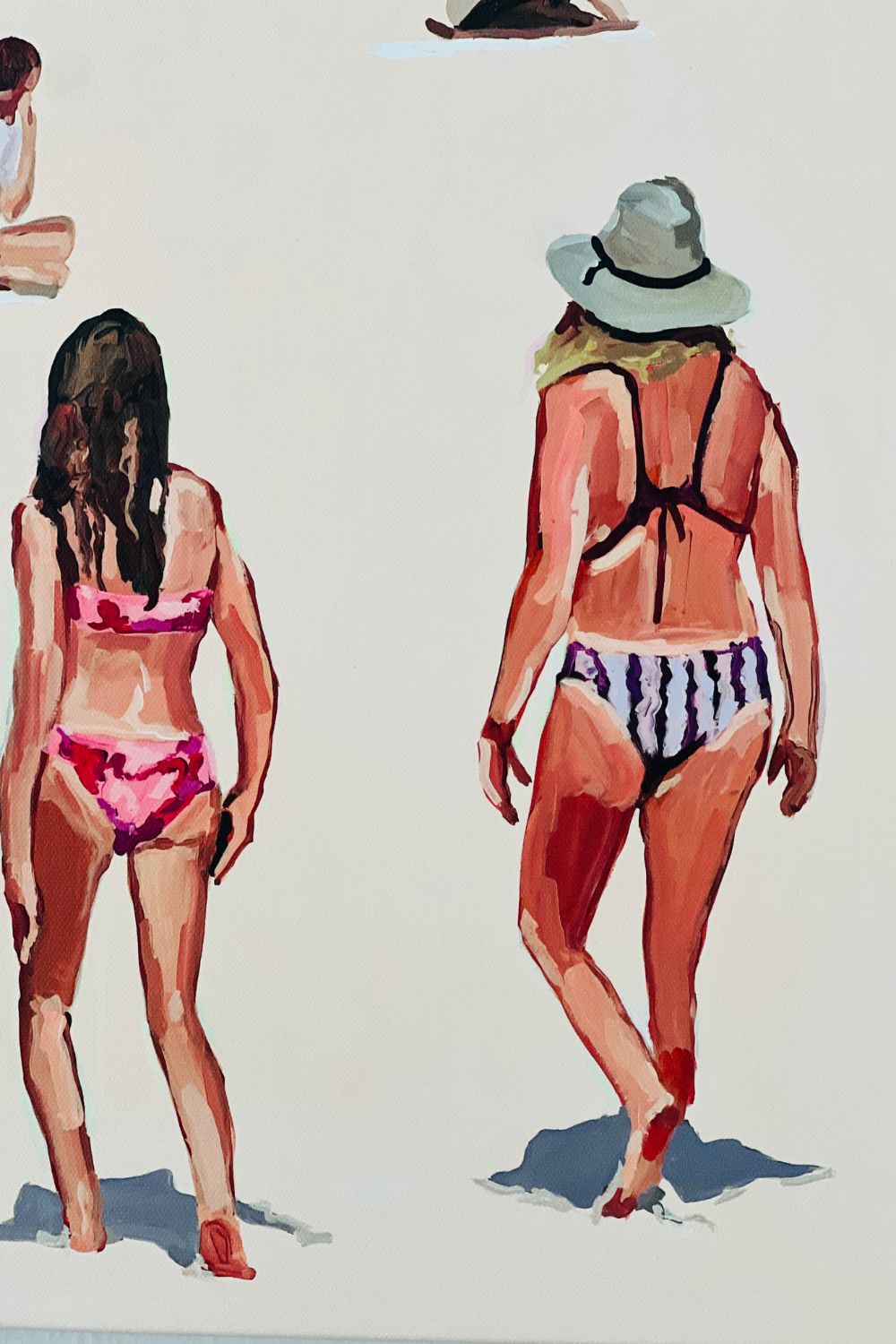 'Beach Day' Gina Debinski - Limited edition print on canvas - Crate Expectations
