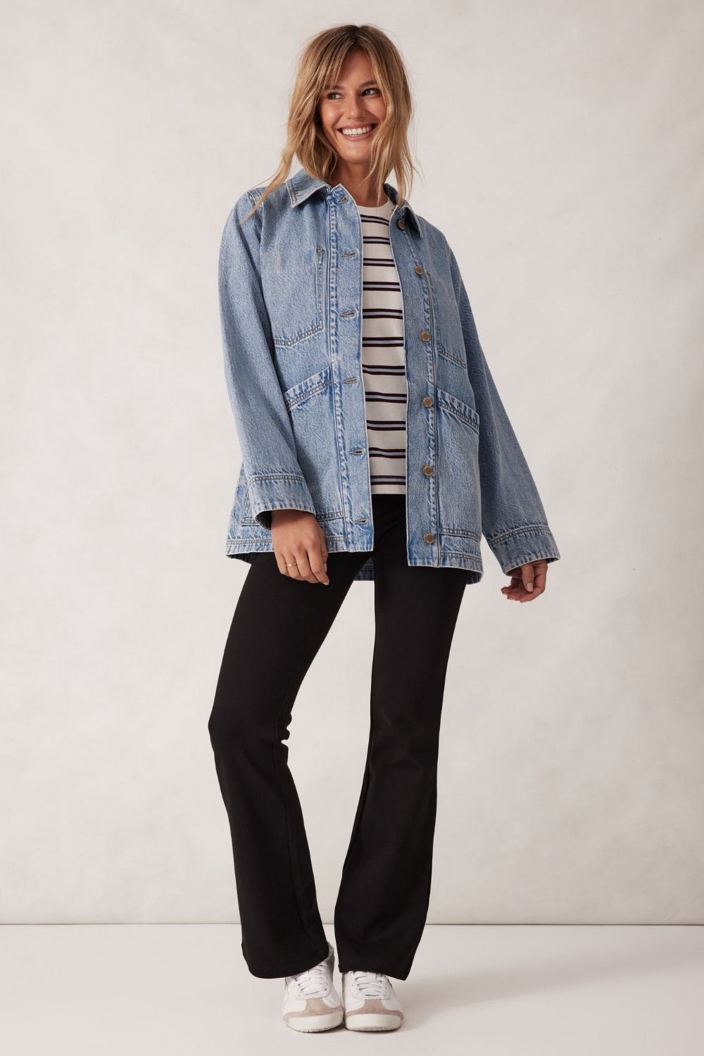 Ava Jacket - Vintage Blue