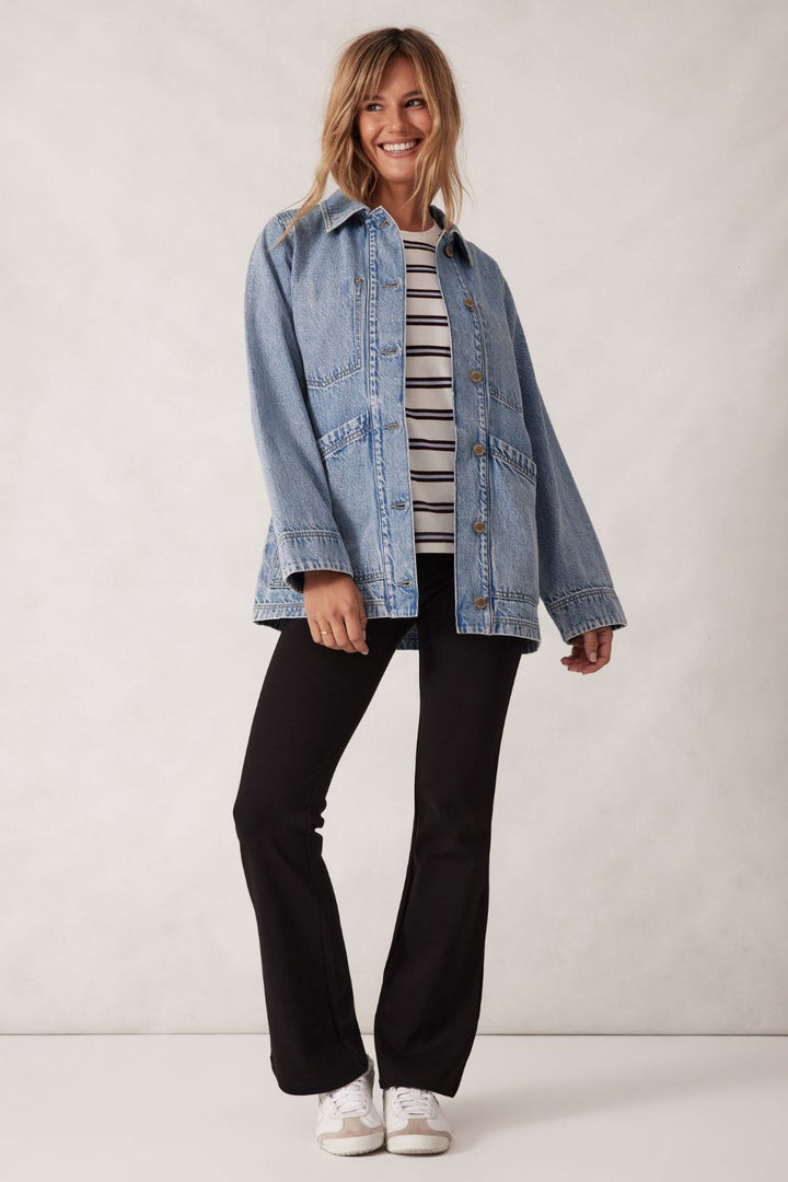 Ava Jacket - Vintage Blue