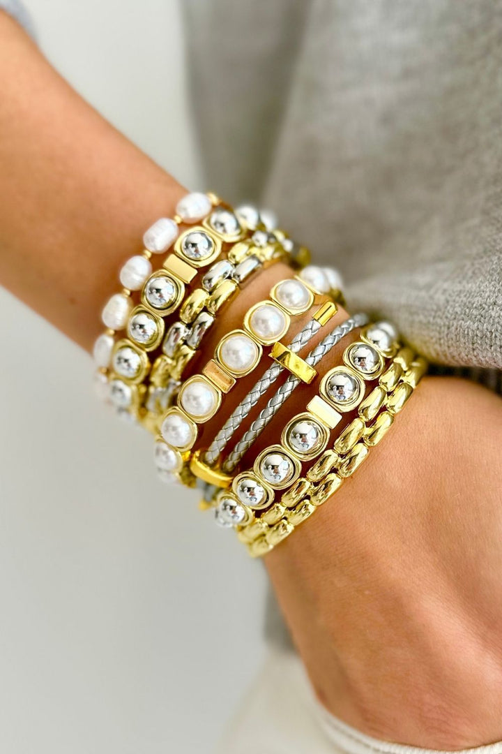 SILVER ROPE BRACELET