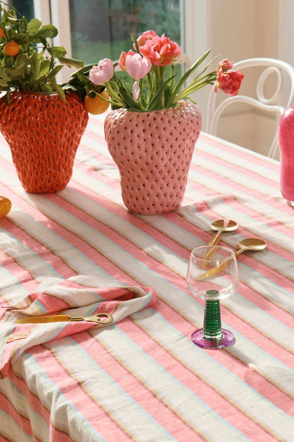 Kip & Co Pineberry Vase Pink