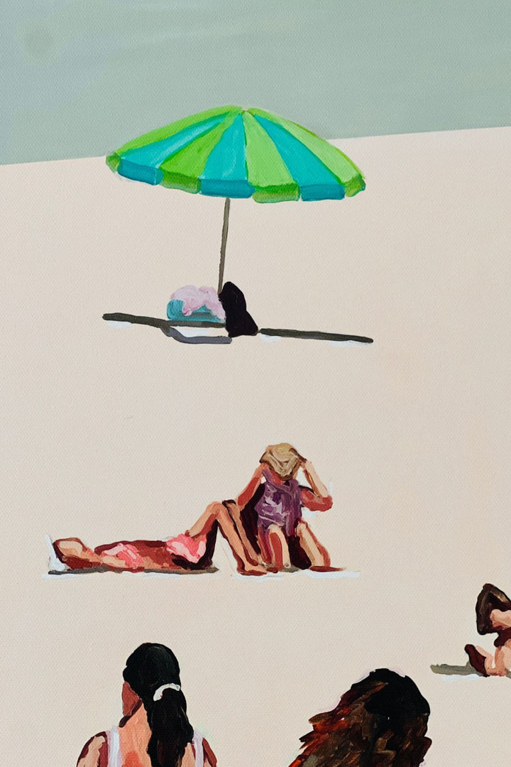 'Beach Day' Gina Debinski - Limited edition print on canvas - Crate Expectations