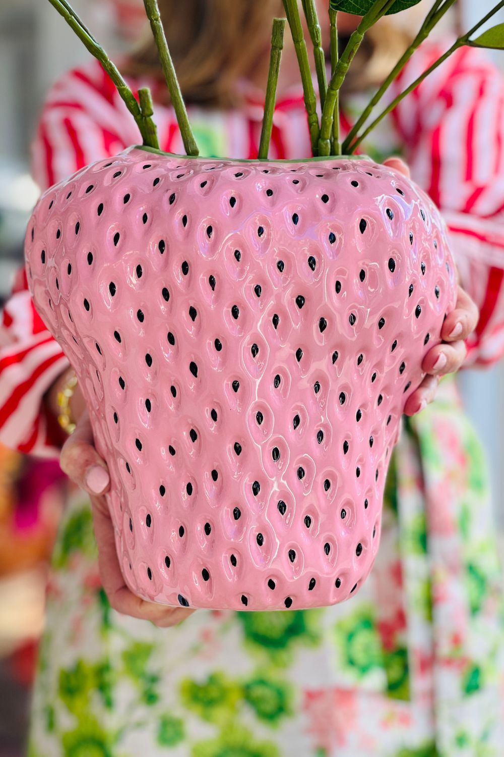 Kip & Co Pineberry Vase Pink