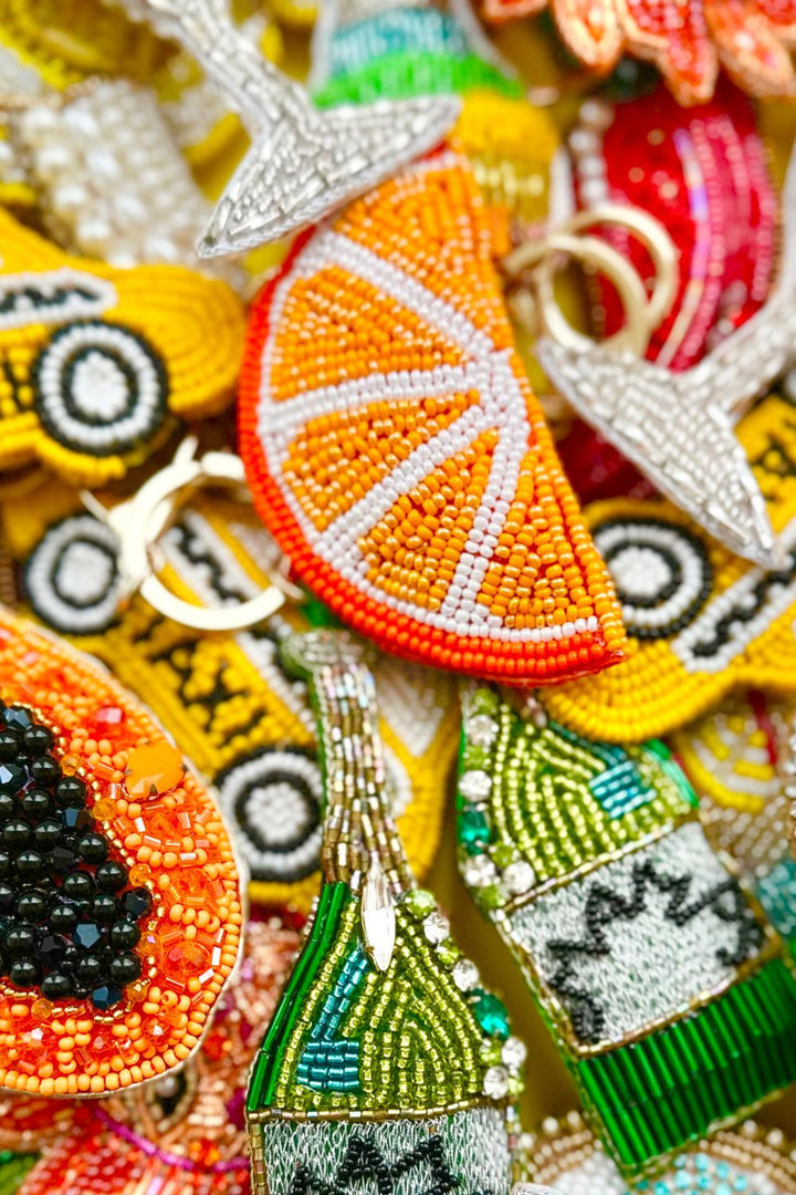 Orange Key Ring/Bag Charm