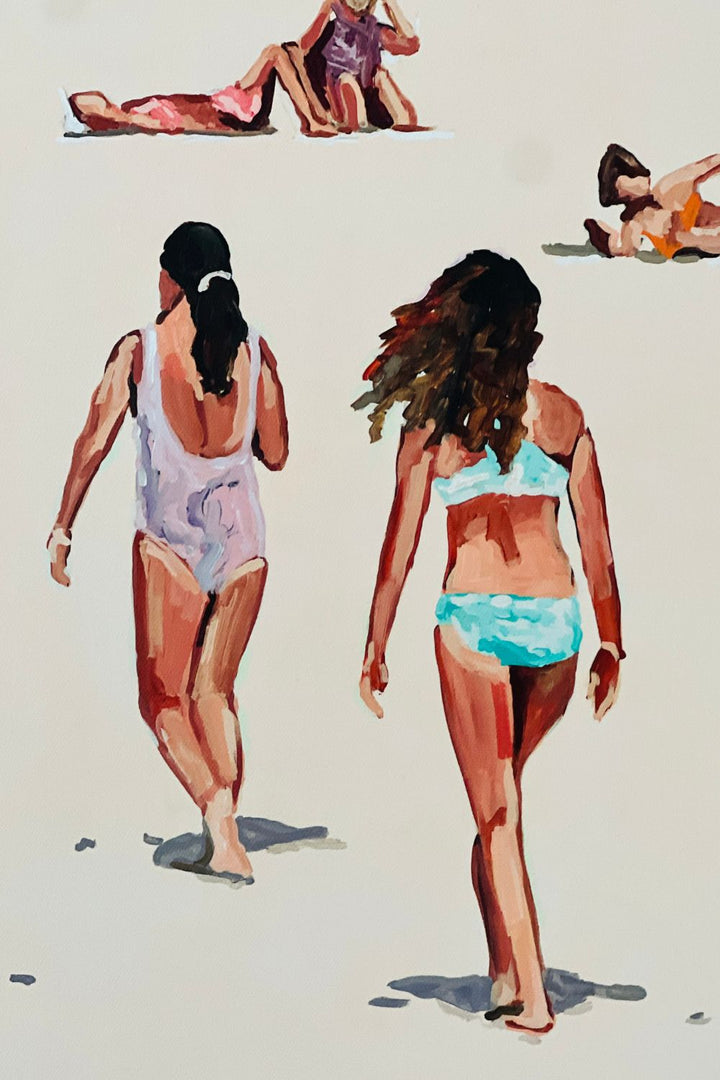 'Beach Day' Gina Debinski - Limited edition print on canvas - Crate Expectations