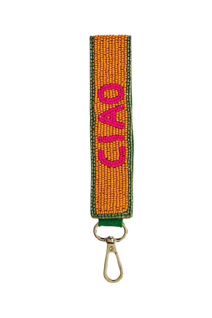BEADED KEYRING - CIAO BELLA ORANGE