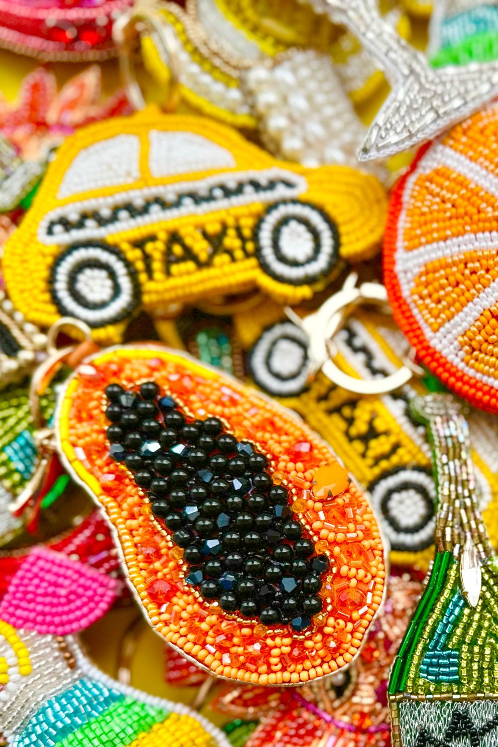 Papaya Key Ring/Bag Charm