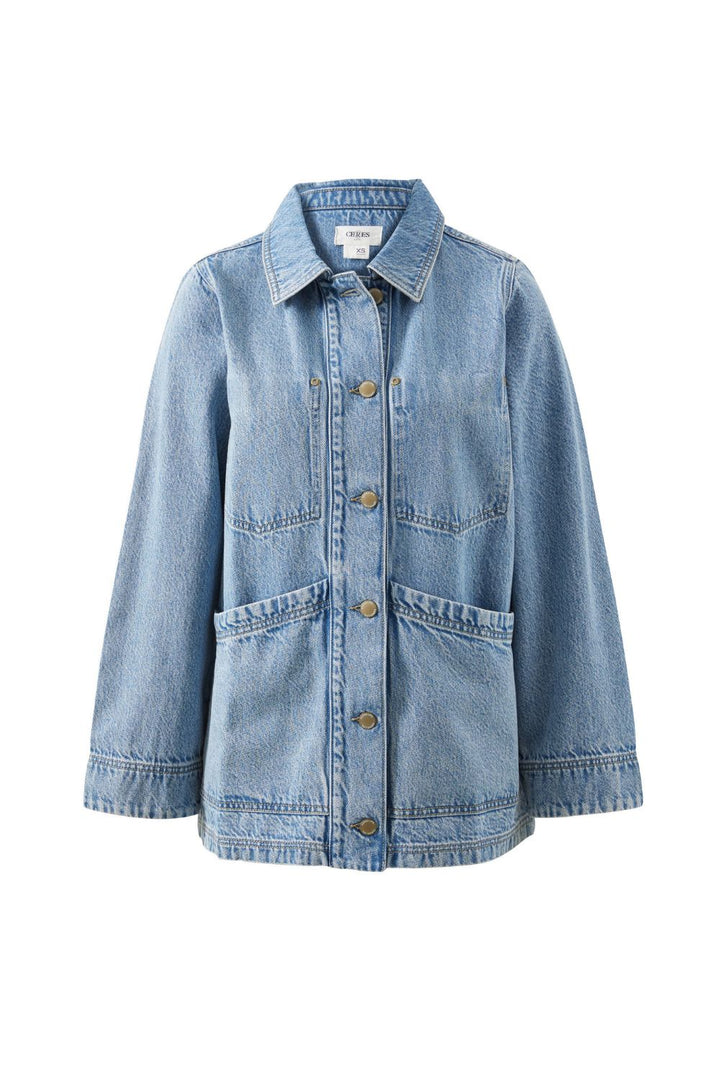 Ava Jacket - Vintage Blue