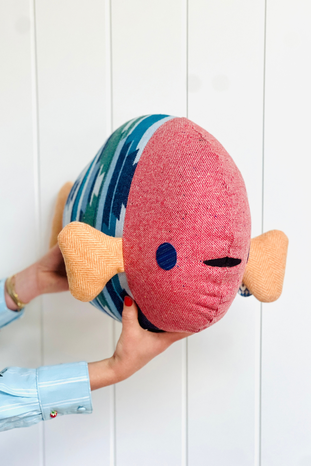 Loafty Puffer- Indie Blue Fish