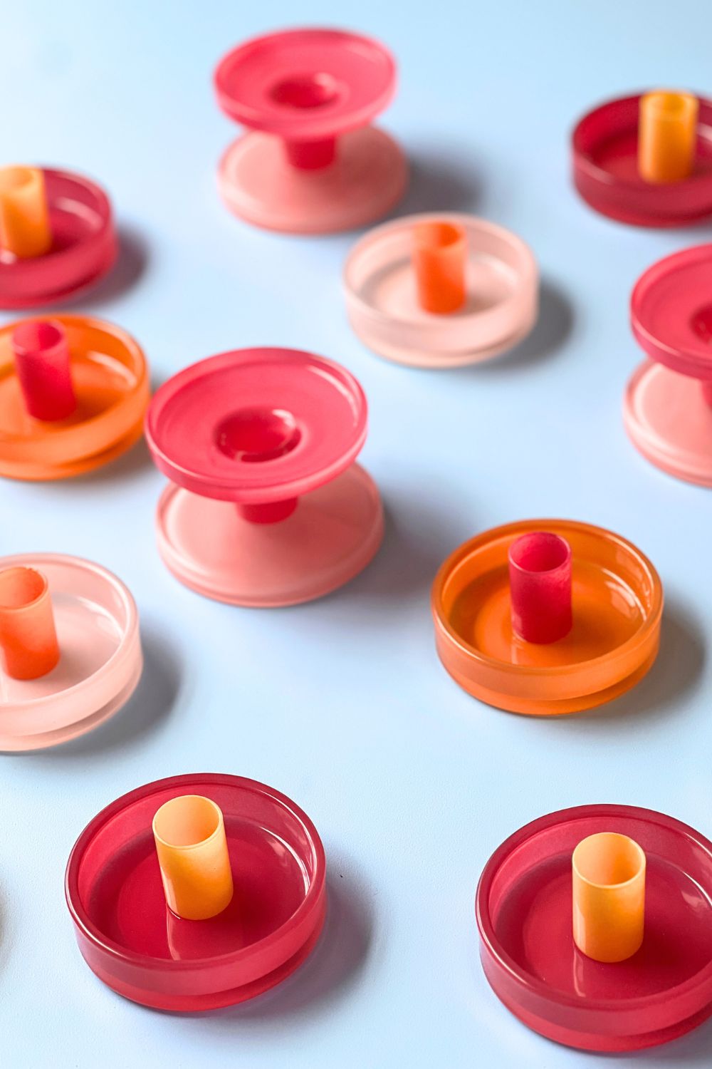 Tutti Fruiti Orange and Hot Pink