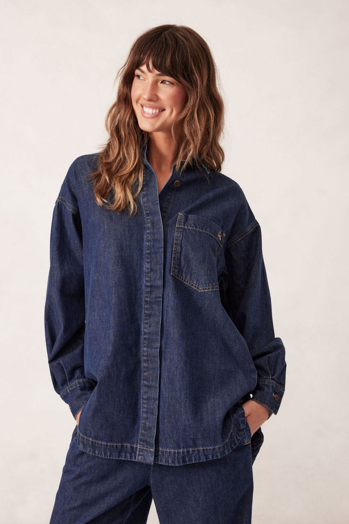 Long Sleeve Denim Shirt
