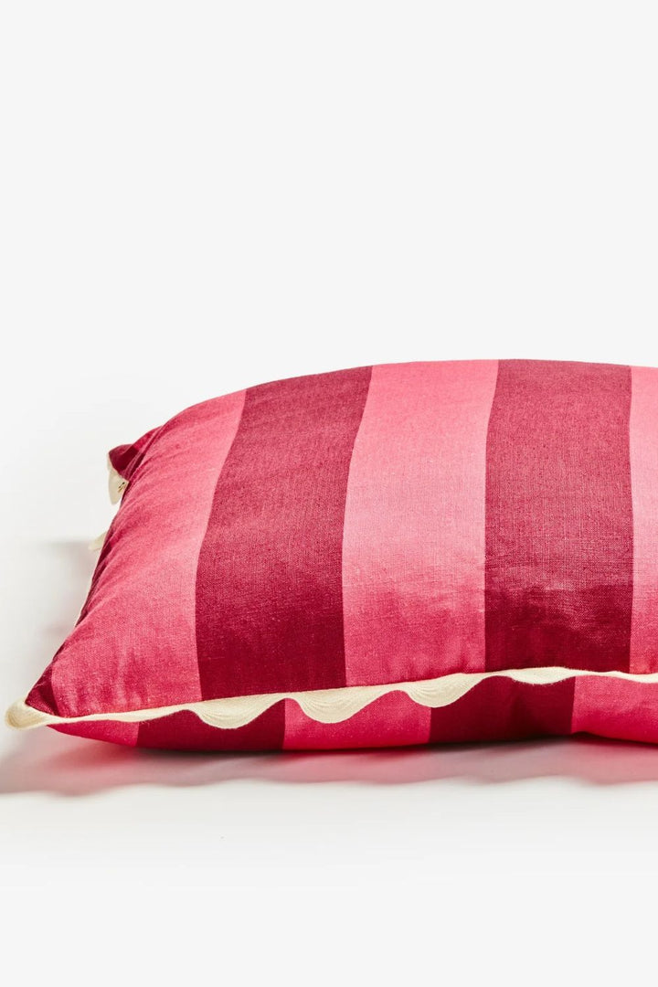 Big Stripe Cerise Cushion