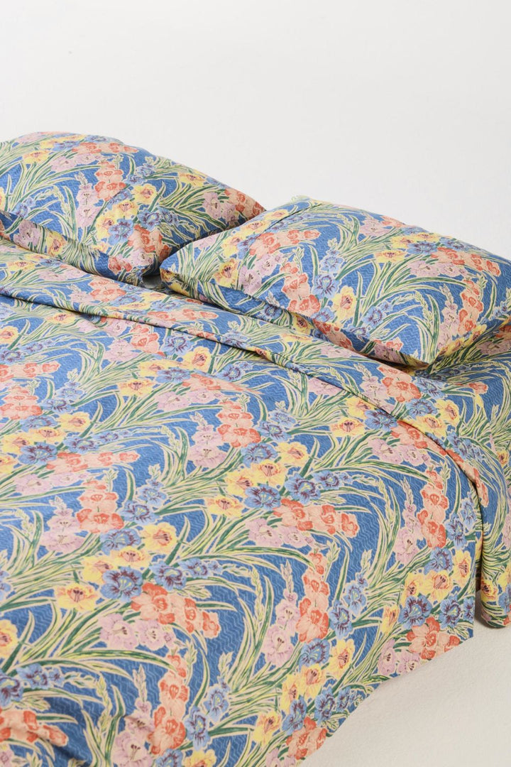 Kip&Co x Anna Spiro Gladiolus Organic Cotton Quilt Cover