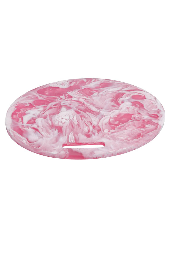 Classical Round Board-Pink Swirl