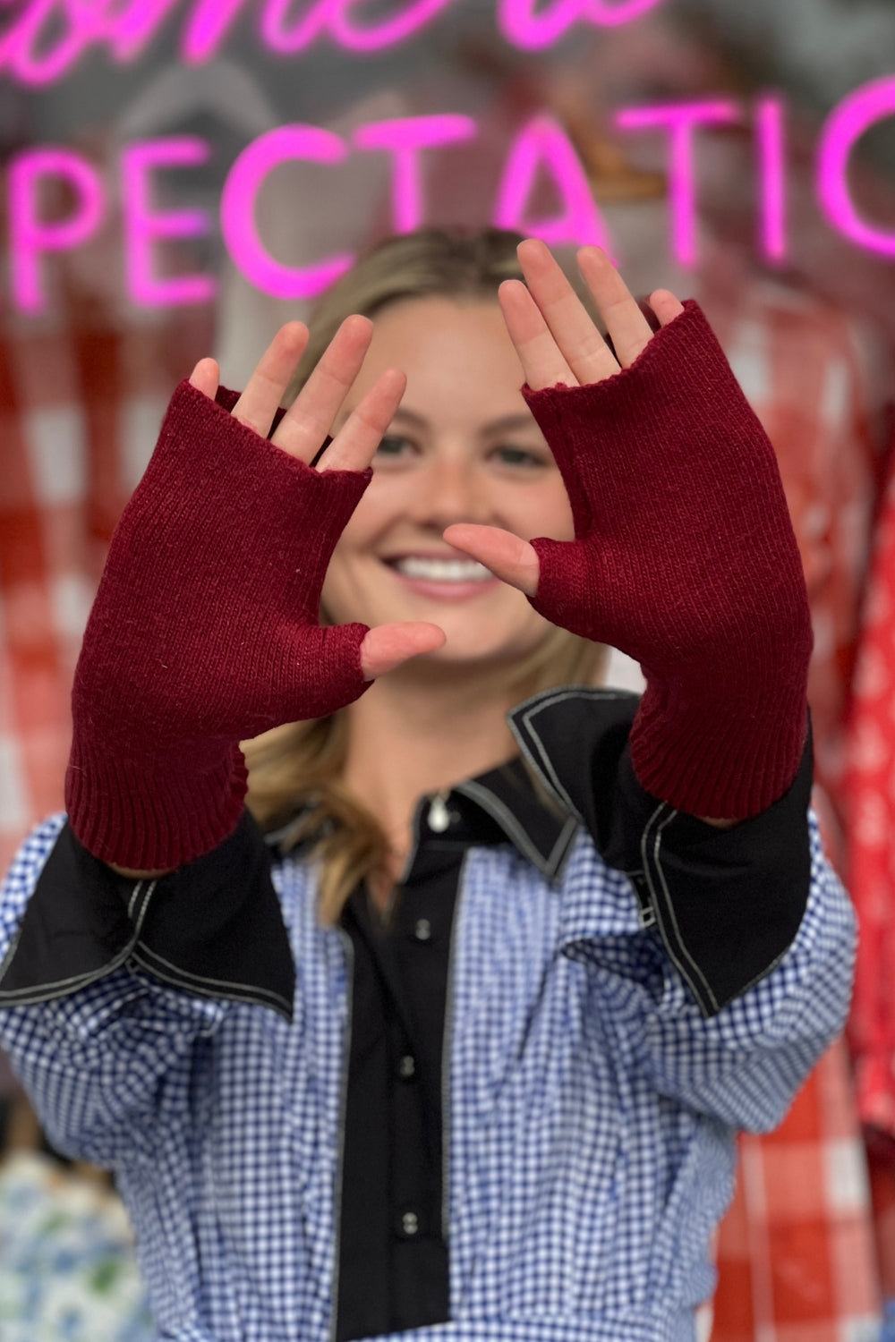 JULIA Mittens - Bordeaux