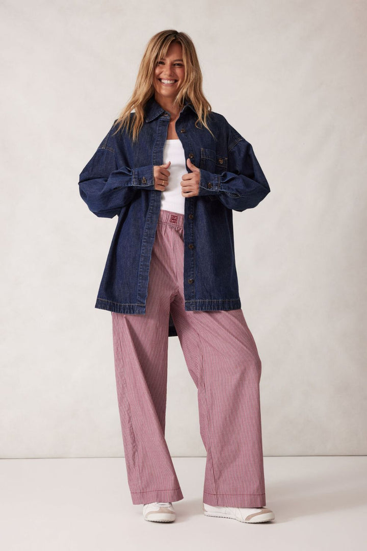 Long Sleeve Denim Shirt