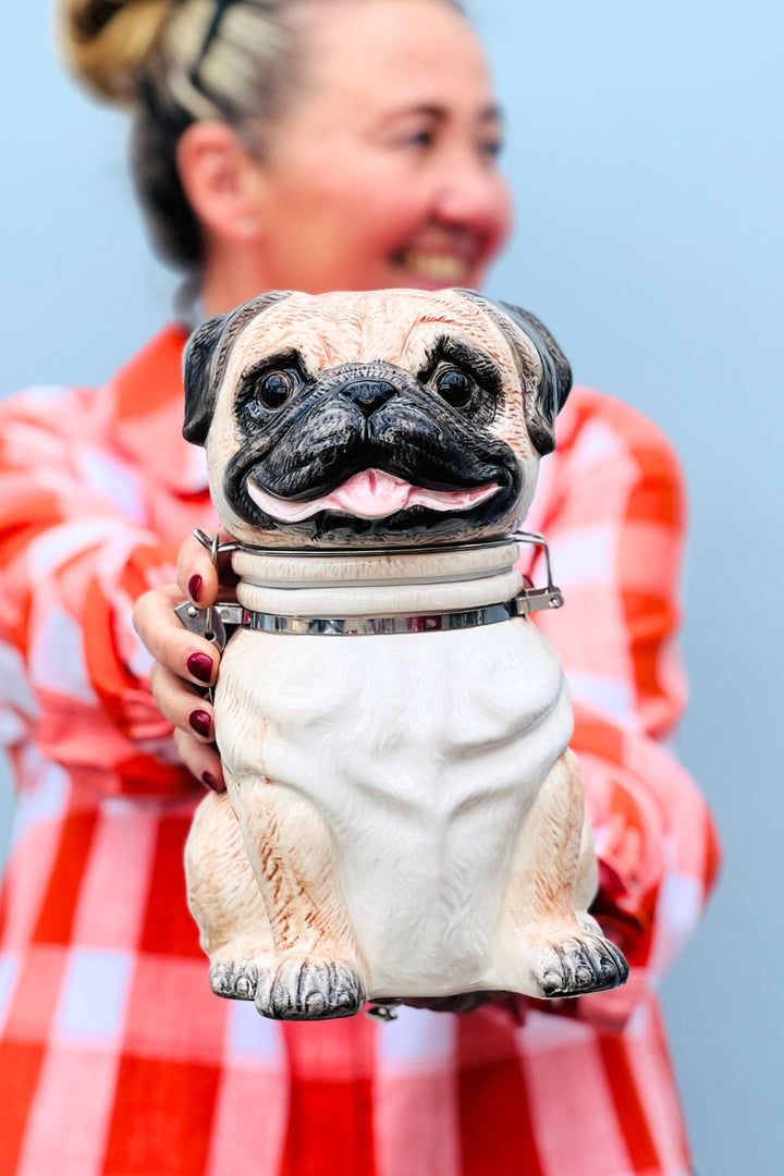 PUG CERAMIC STORAGE JAR