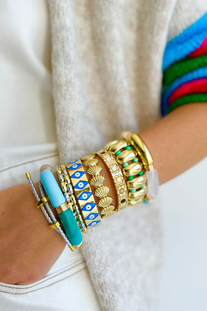 SILVER ROPE BRACELET