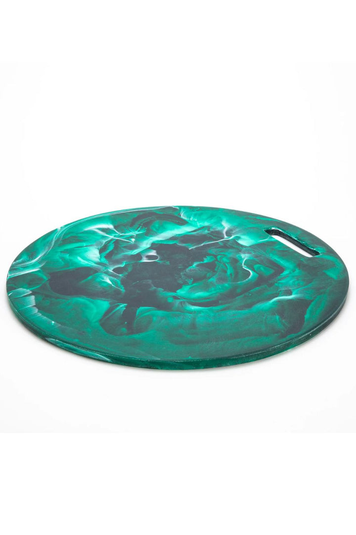 Classical Round Board- Emerald Swirl