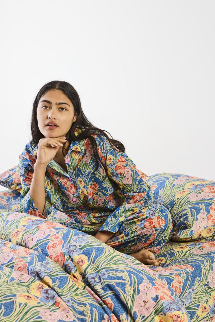 Kip&Co x Anna Spiro Gladiolus Organic Cotton Quilt Cover