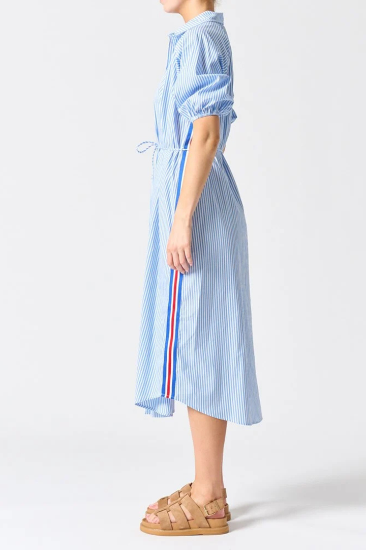 Toulouse Dress - Blue Stripe