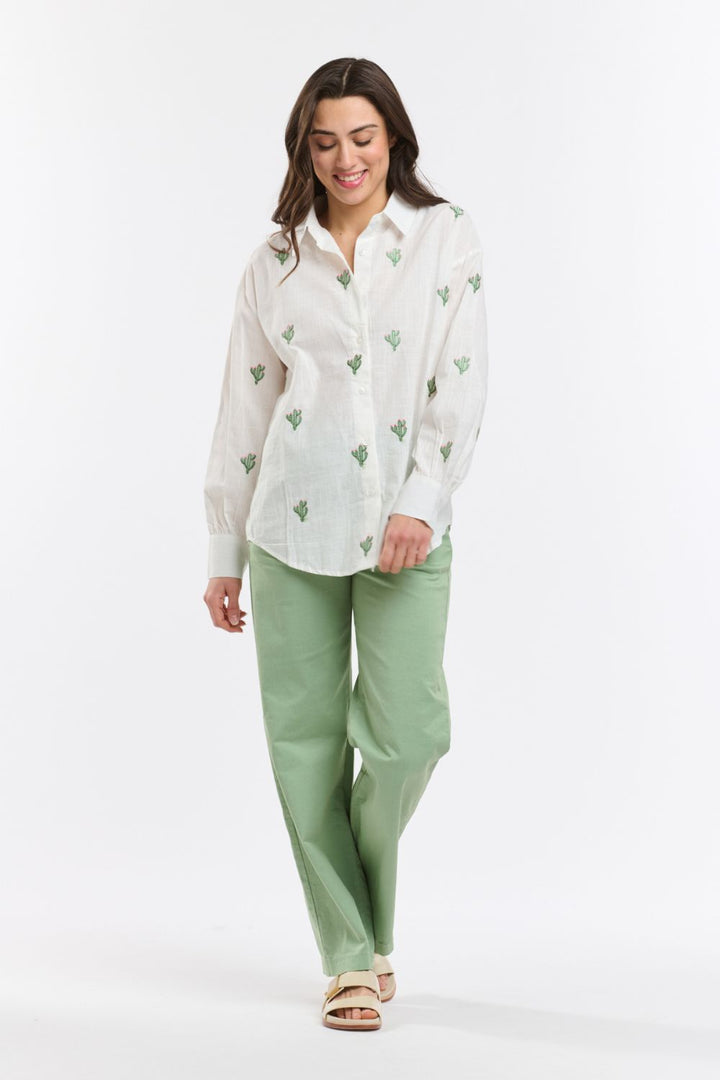 Cactus Shirt White