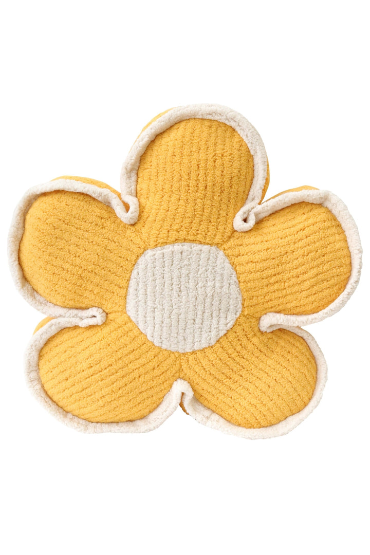 Flower Cushion Yellow