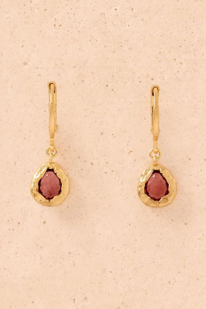 Lysia Rosewood Earrings