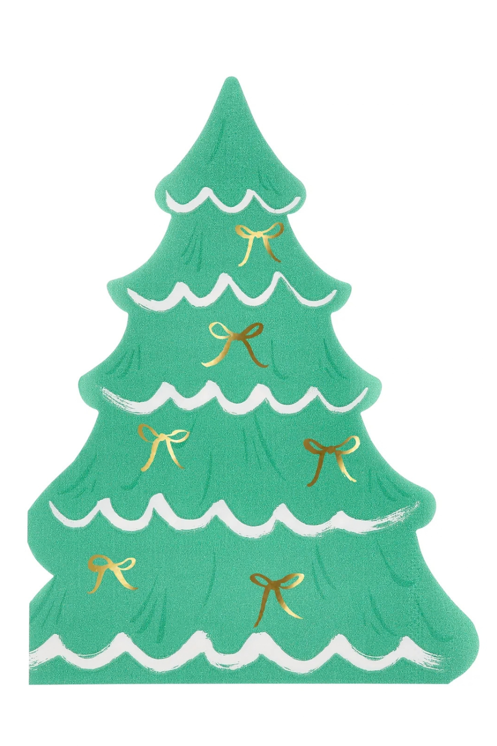 Christmas Tree with Bow Napkins