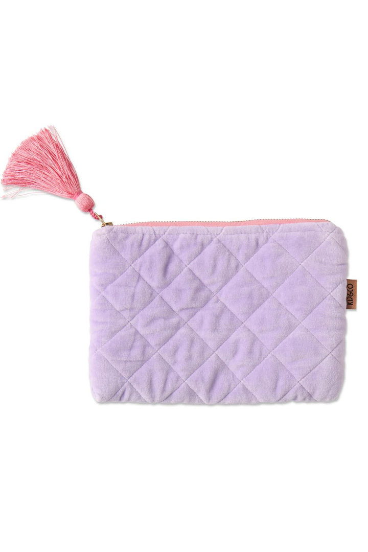 LILAC VELVET COSMETICS PURSE