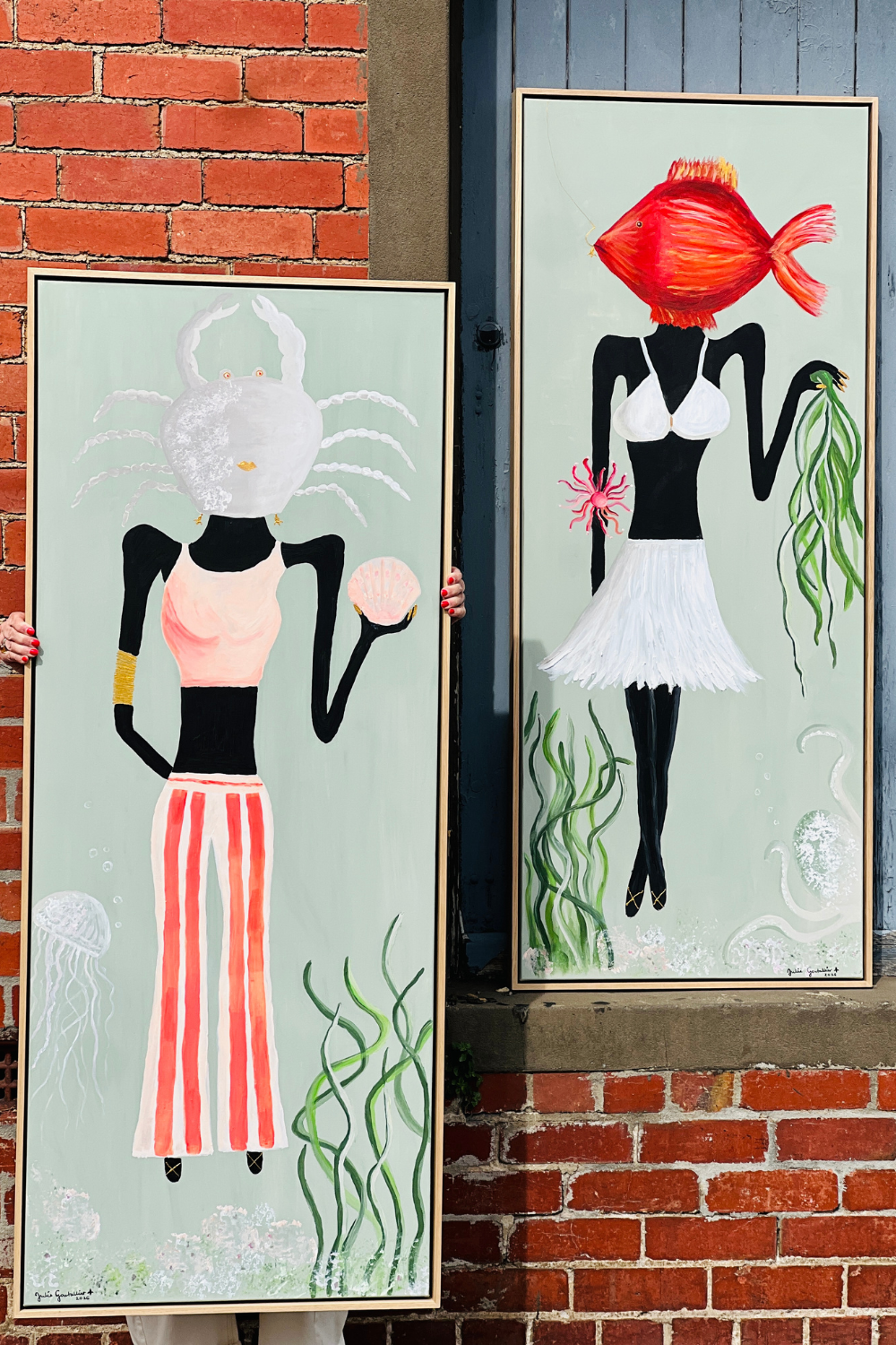 Mademoiselle Crabe + Madame Poisson - Julie Goutallier