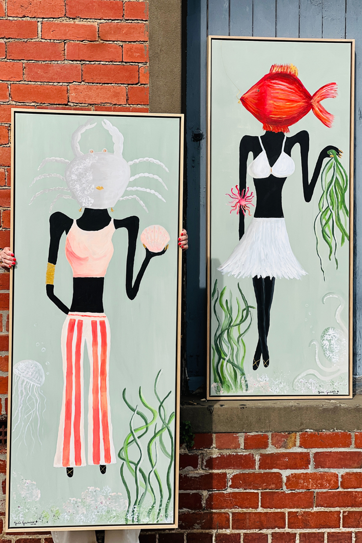 Mademoiselle Crabe + Madame Poisson - Julie Goutallier