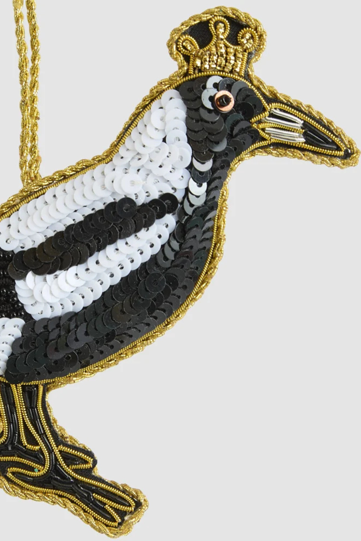 Shiny Bandit Magpie Decoration