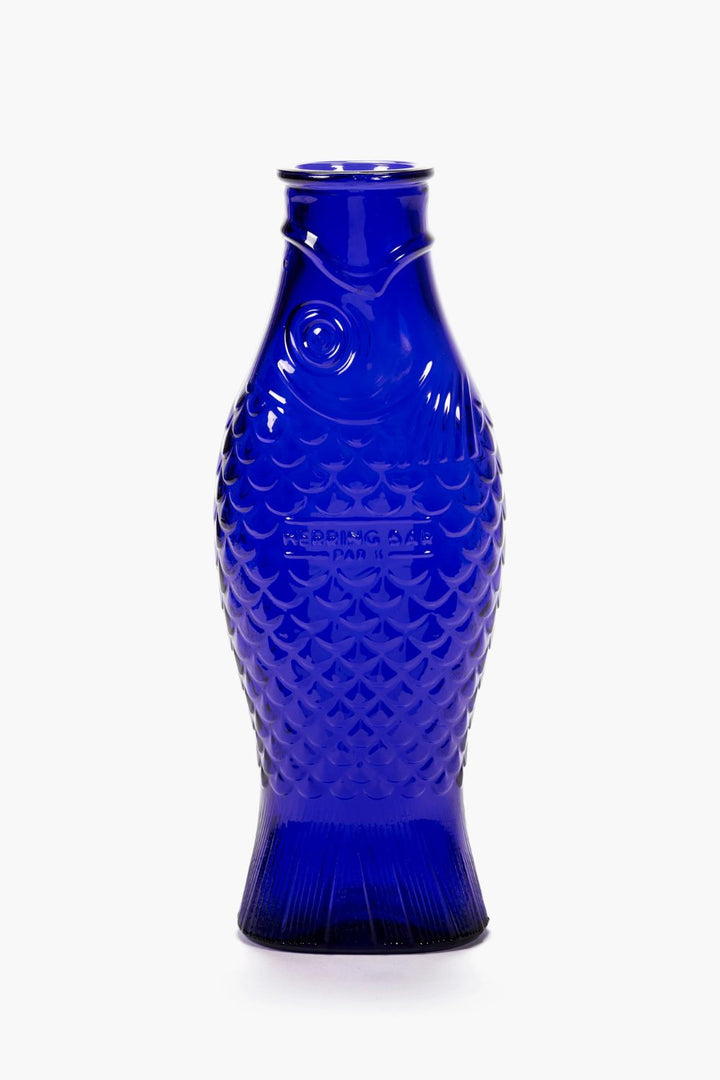 Carafe cobalt blue Fish & Fish