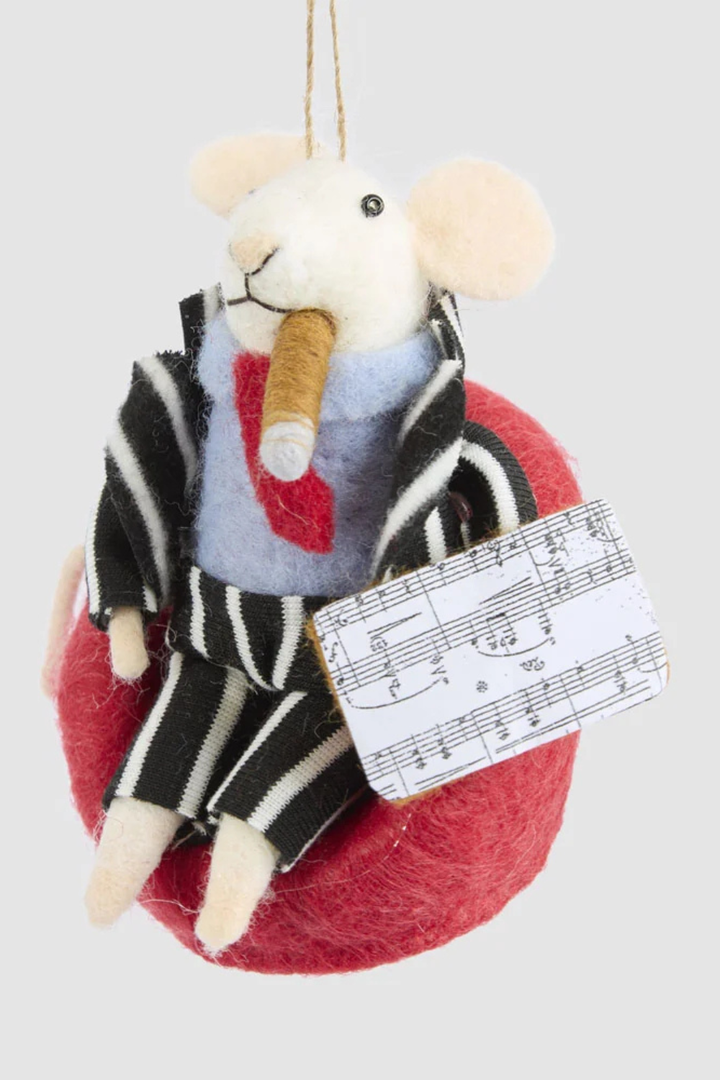 The Godmouse Hanging Felt Tree Decoration