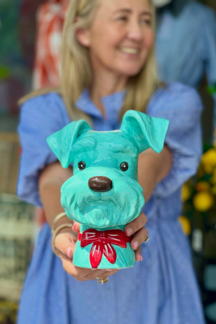 Dog Vase - Mojo (Schnauzer)