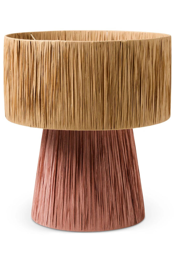 SASSAFRAS RAFFIA LAMP
