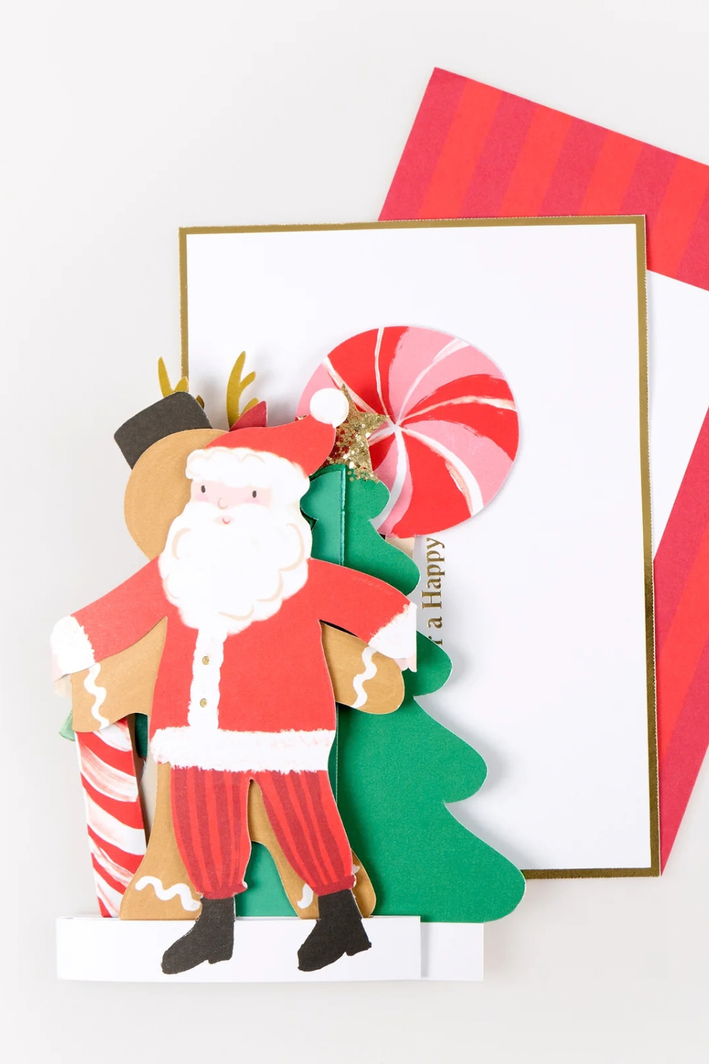 Jolly Christmas Tree Concertina Card