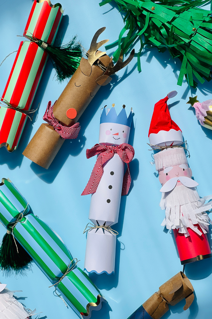 Santa, Reindeer, Tree Crackers