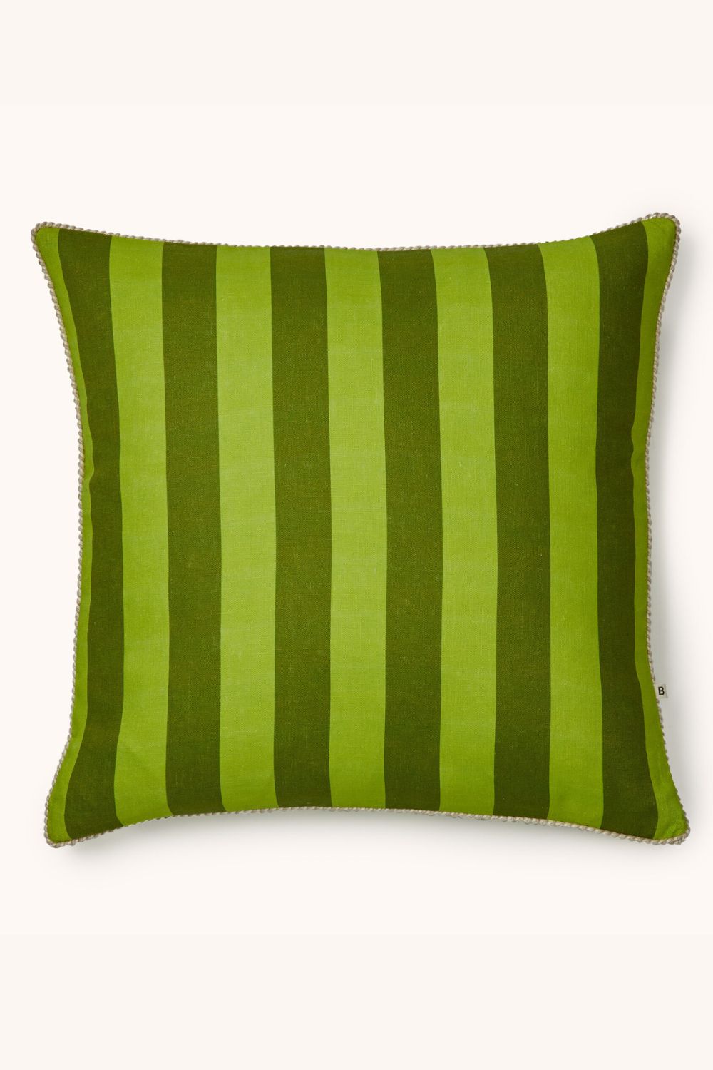 Bold Stripe Citron 60cm Cushion