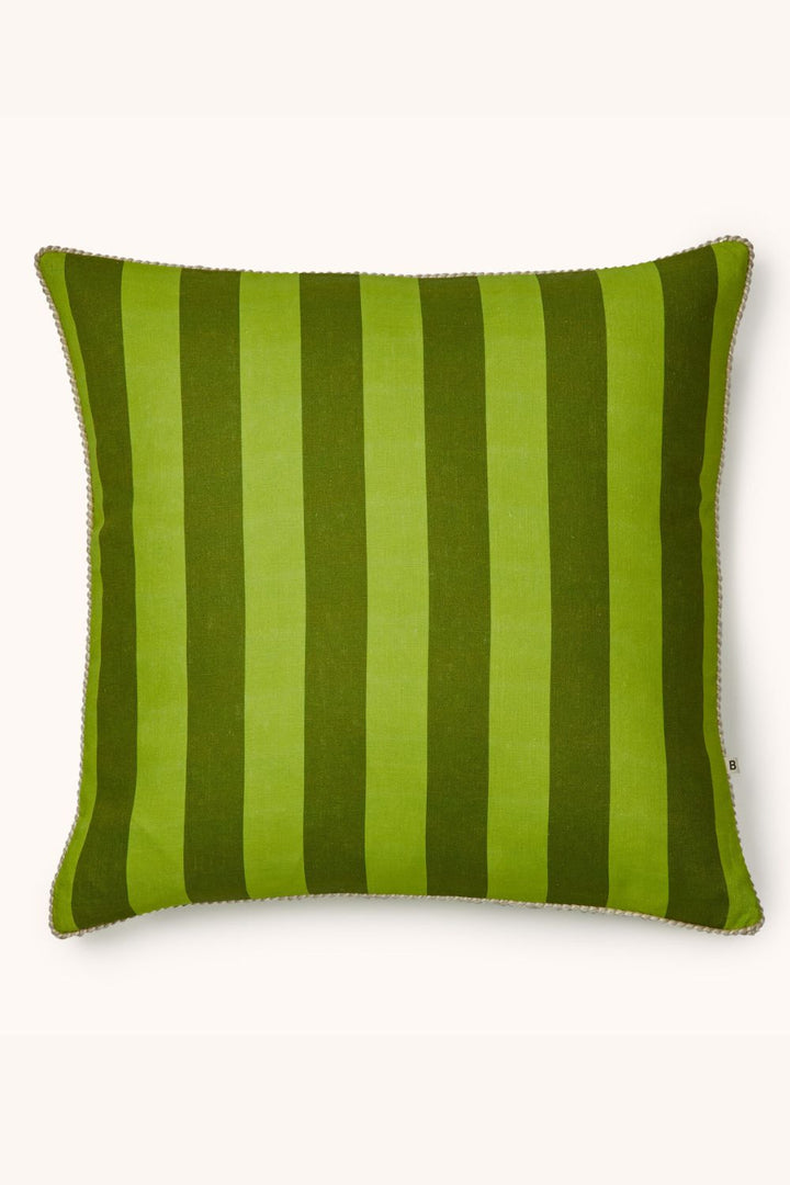 Bold Stripe Citron 60cm Cushion