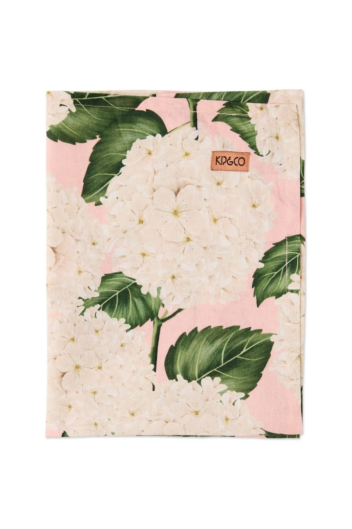 Hydrangea Pink Tea Towel