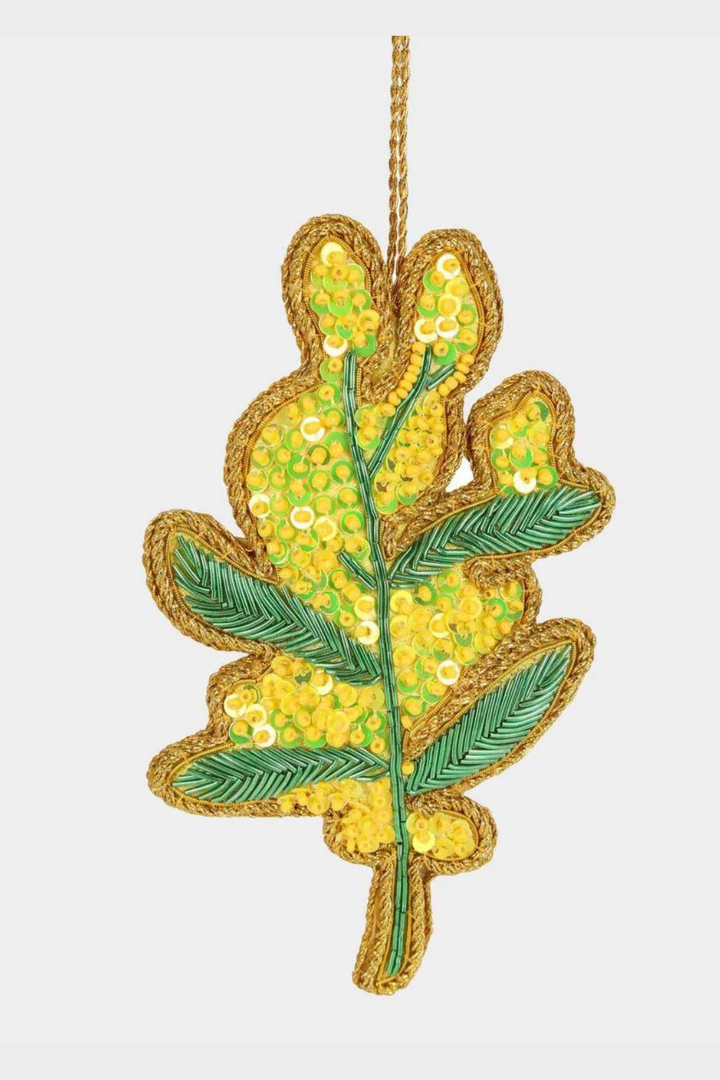 Golden Wattle Hanging Tree Decoration