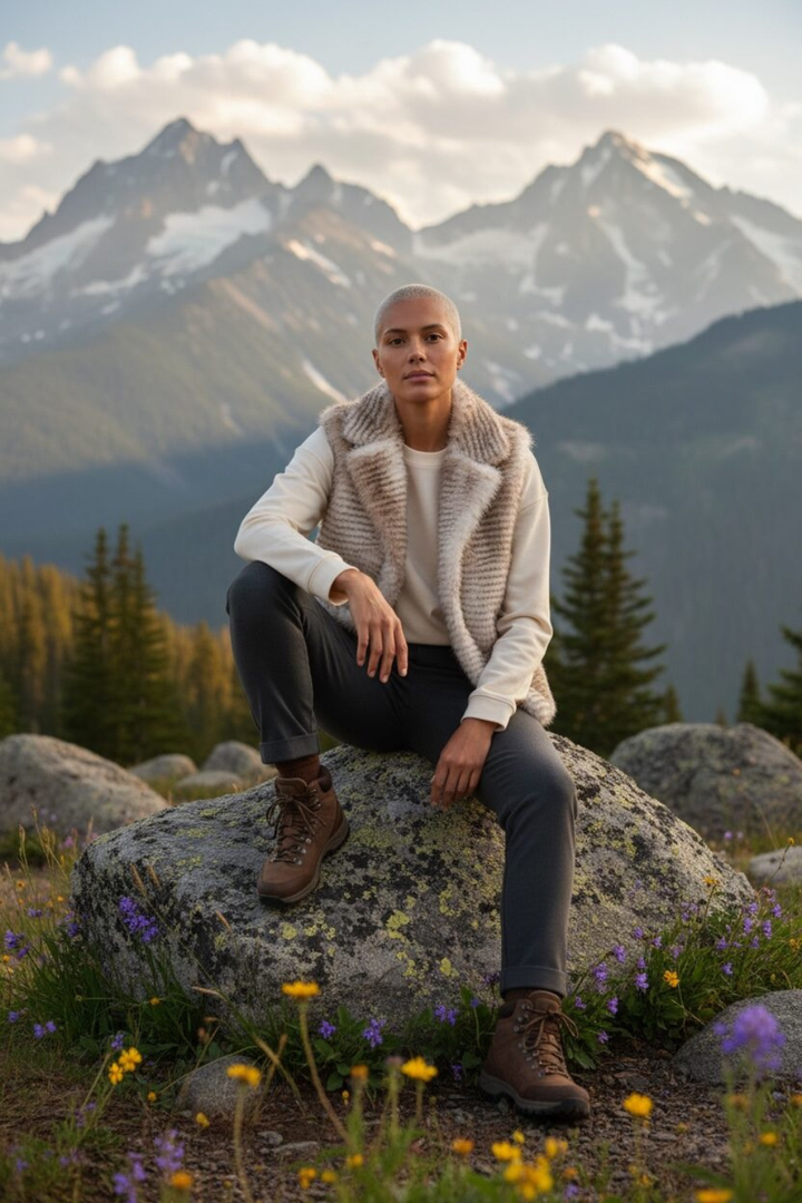 Zee Fur Best Grey Stripe