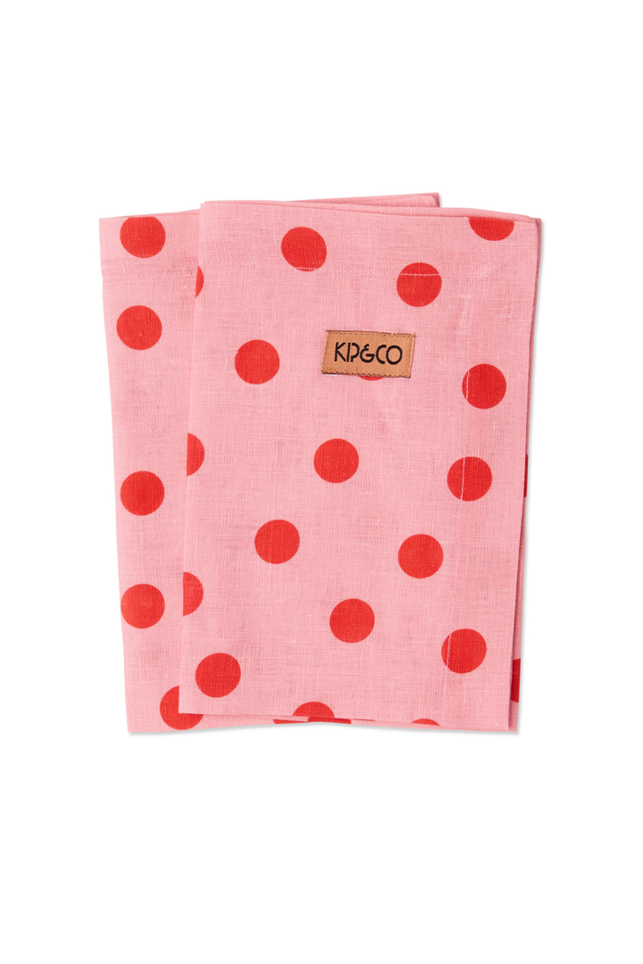 Polkadot Pink 4P Napkin Set