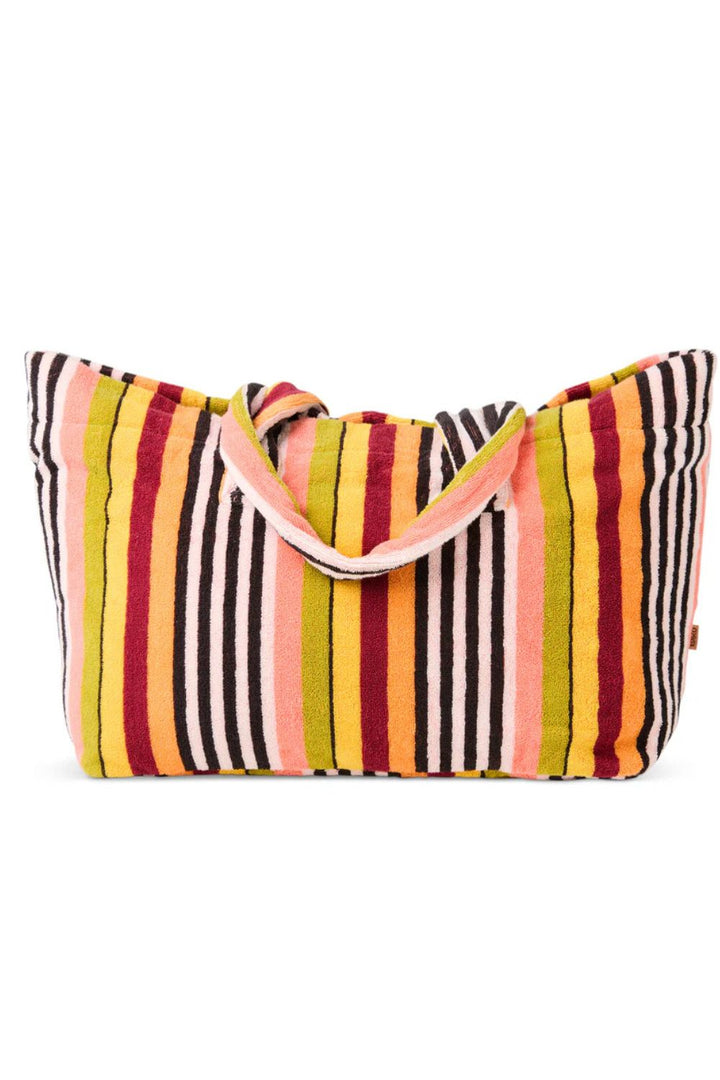 CASABLANCA STRIPE TERRY OVERSIZED BEACH BAG
