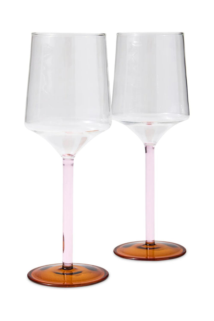 MARSHMALLOW AND MARMALADE VINO GLASS 2P SET