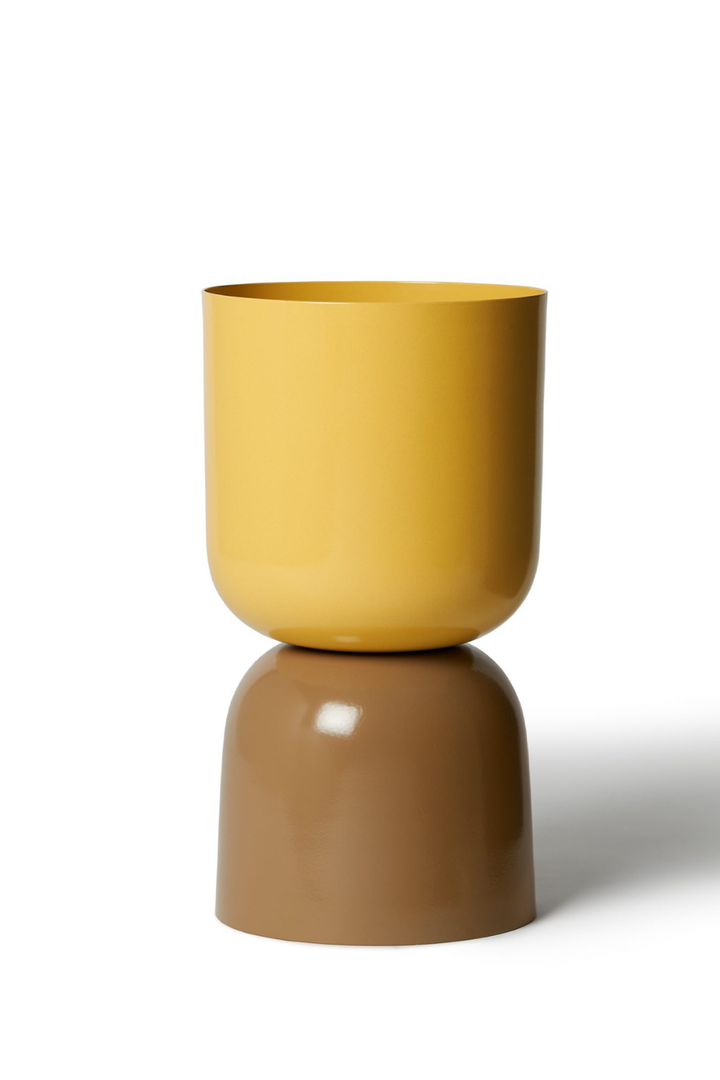 Tone Planter Mustard and Bark